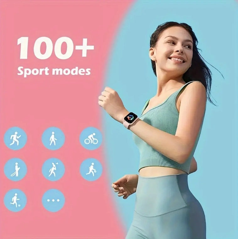 ZL54CJ Smartwatch supporting 100+ sport modes for an active lifestyle. Waterproof fitness tracker designed for both men and women.